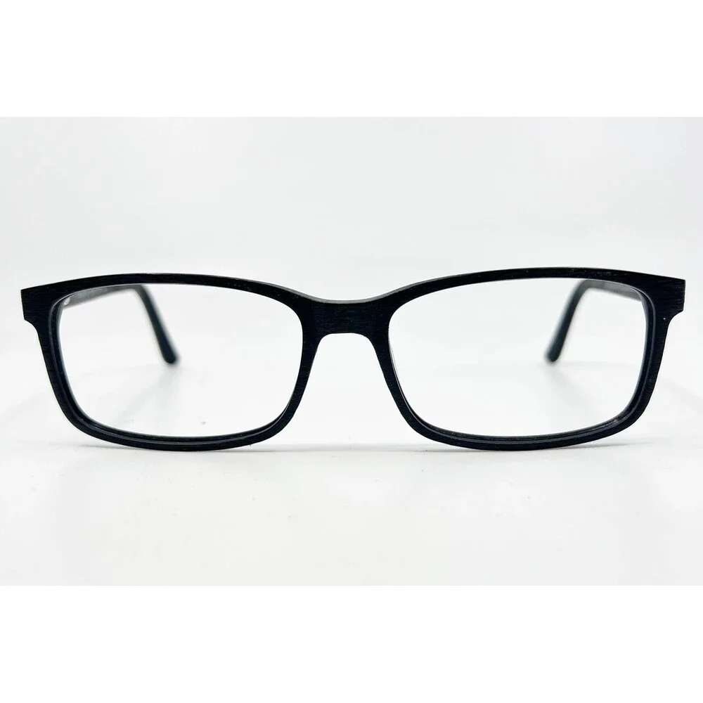 Terrapin by XXL Eyeglass Frames Mens Black Rectangular 61-18-155